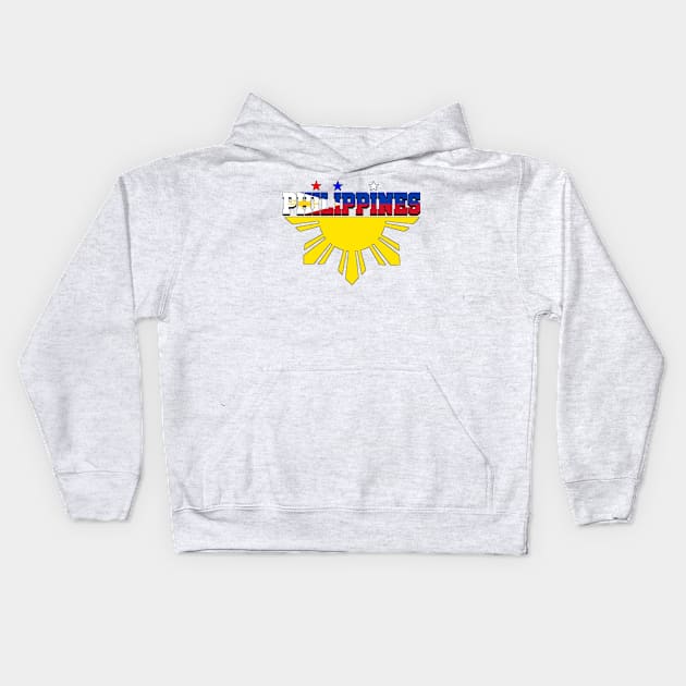 The Philippines Kids Hoodie by VM04